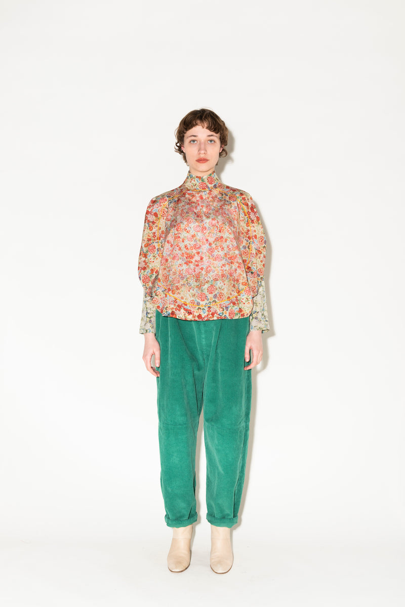 Anntian | Circle Top in Print Bright Flower