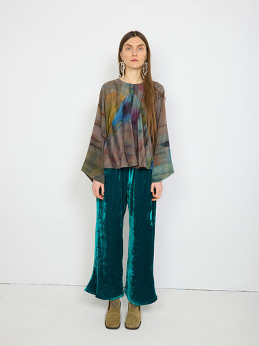 Silk Top - Print 09-[-Anntian-2