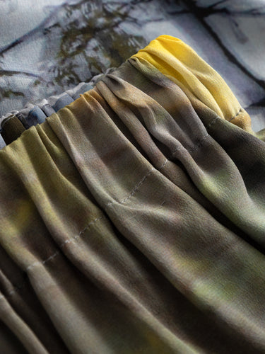 Skirt in Print T Reflections Silk from Anntian