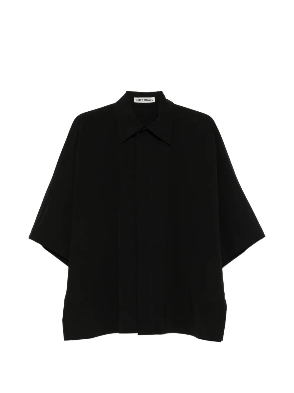Issey Miyake April SS26 Looped Shirt in Black front view