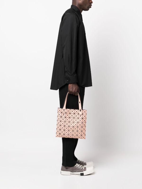 SS23 Prism Frost Tote Bag - Coral Orange-[-Issey Miyake Bao Bao-2