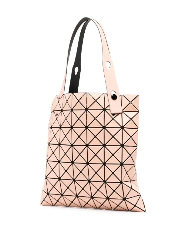 SS23 Prism Frost Tote Bag - Coral Orange-[-Issey Miyake Bao Bao-3
