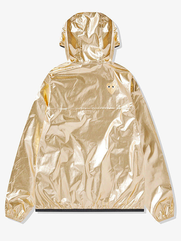 Comme des Garcons PLAY x K-Way cagoule in gold - 2