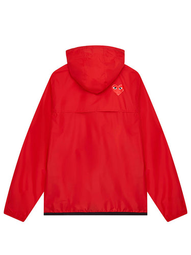 Unisex K-Way Cagoule - Red-[-Comme des Garçons Play-2
