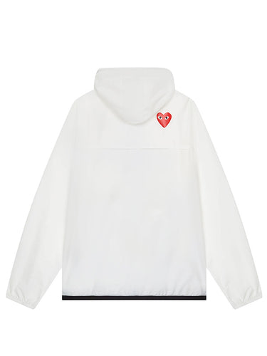 Unisex K-Way Cagoule - White-[-Comme des Garçons Play-2