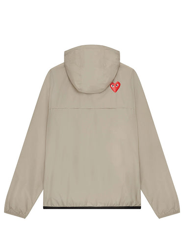 Unisex K-Way Anorak - Beige-[-Comme des Garçons Play-2