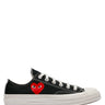 CDG Play x Converse - low Chuck Taylor sneakers small heart in black - 1