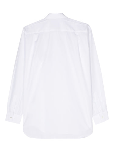 Unisex Long Sleeve Shirt Red Heart in White from Comme des Garçons Play