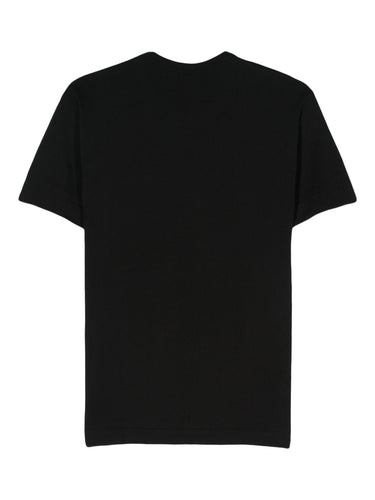 Unisex Short Sleeve Gold Heart in Black from Comme des Garçons Play