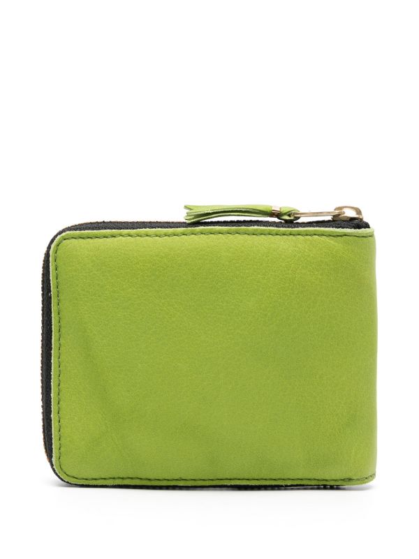 Comme Des Garçons Wallet | SA7100WW Washed Wallet in Green