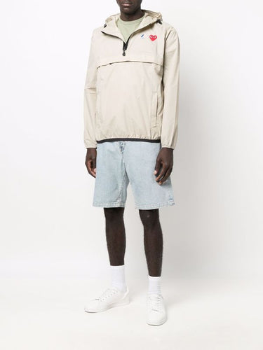 Unisex K-Way Anorak - Beige-[-Comme des Garçons Play-4