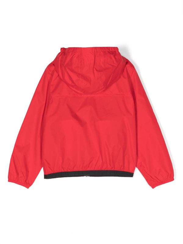 CDG Play Kids jacket - Kids K-Way Cagoule in red colour