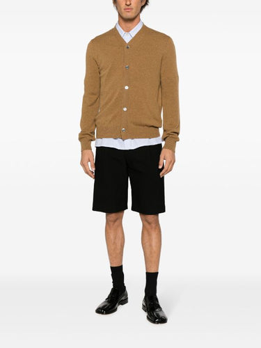 Comme des Garçons PLAY │ Mens Knit Cardigan in Camel