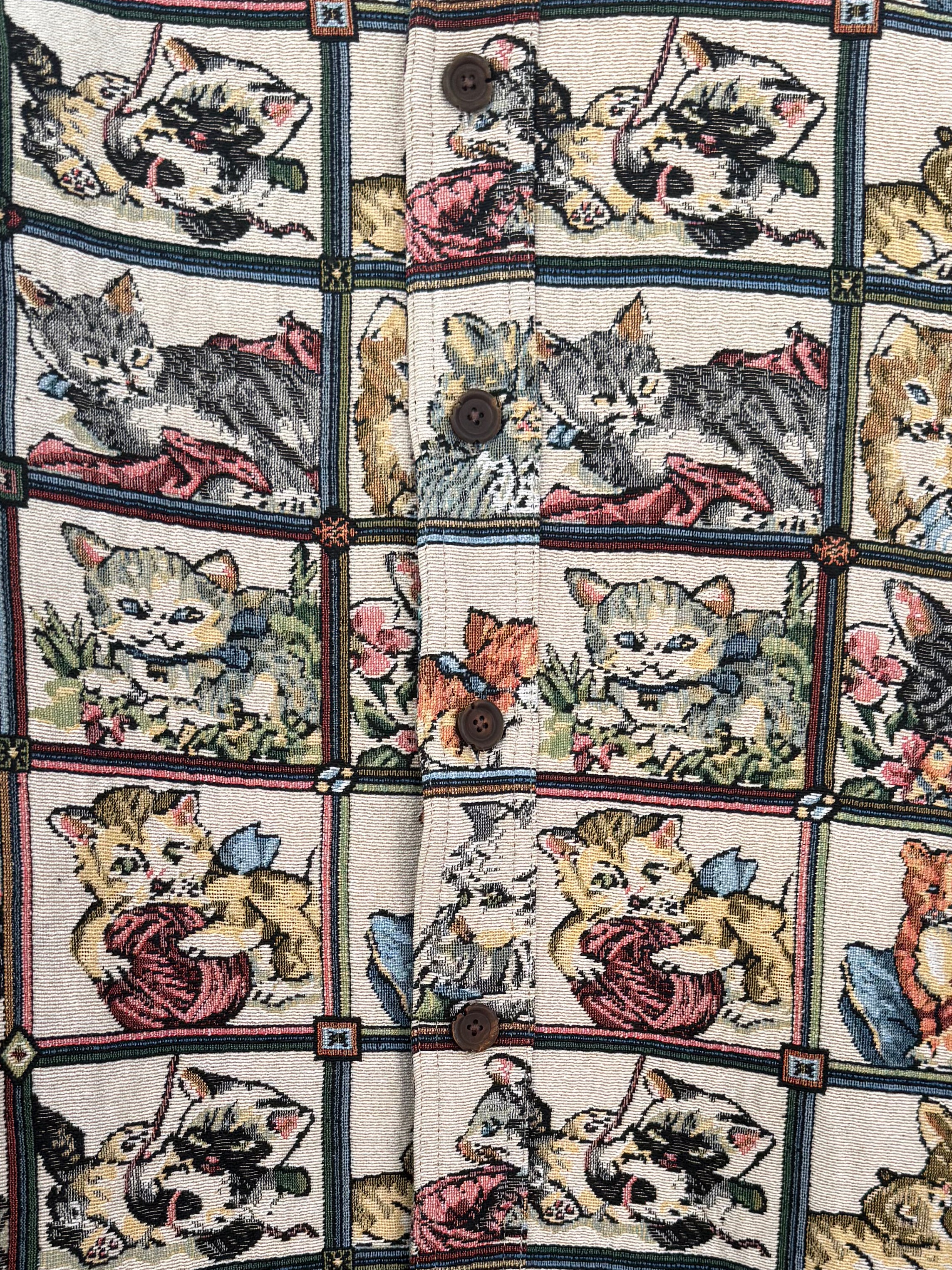 "Cat Heaven" Baggy Shirt - Cottage Cats