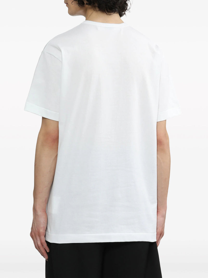 3 Heart Short Sleeve T-shirt - White
