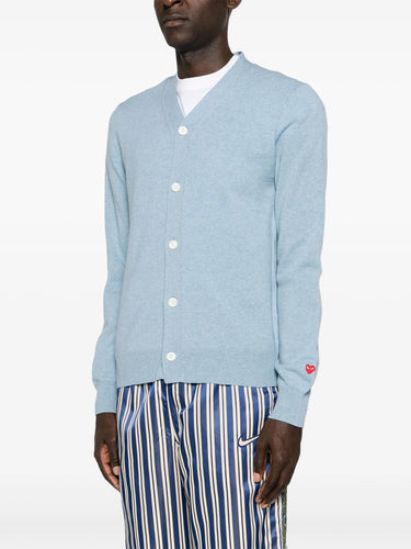 Unisex Knit Cardigan - Light Blue