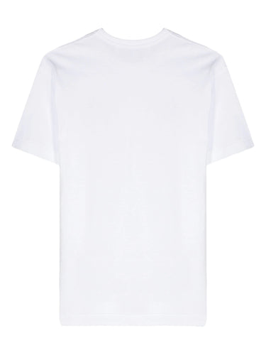Comme des Garcons Play tee - Unisex Short Sleeve T-Shirt red heart white