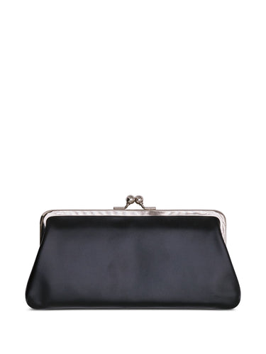 SA0303KC Kiss Clasp Wallet in Black from Comme des Garçons Wallet