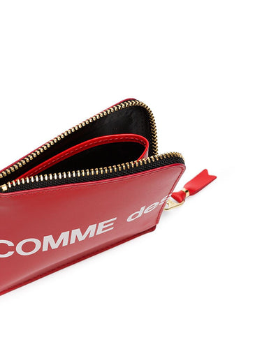 Comme des Garçons Wallet - SA3100HL Huge Logo Wallet in Red