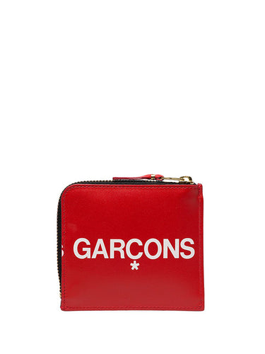 Comme des Garçons Wallet - SA3100HL Huge Logo Wallet in Red