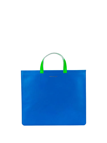 Comme des Garçons Wallet - SA9000SF Tote Bag in Blue/Orange