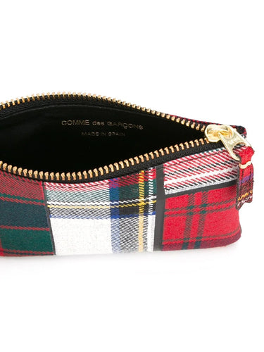 Comme des Garcons Wallets - SA8100TP wallet in patchwork tartan print - 3