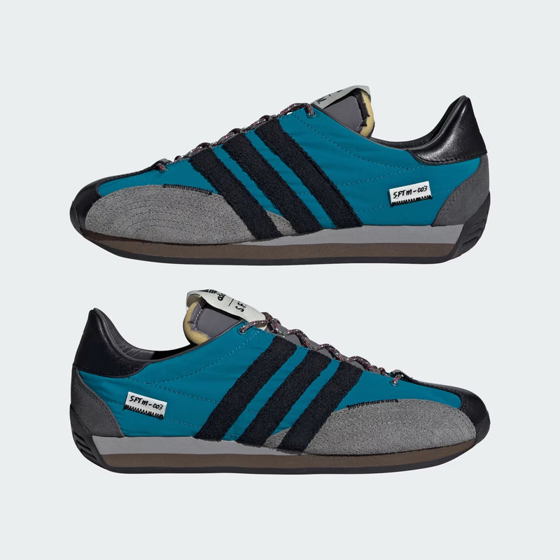 adidas Originals x Song For The Mute - Country OG low trainers in teal black and ash - 7