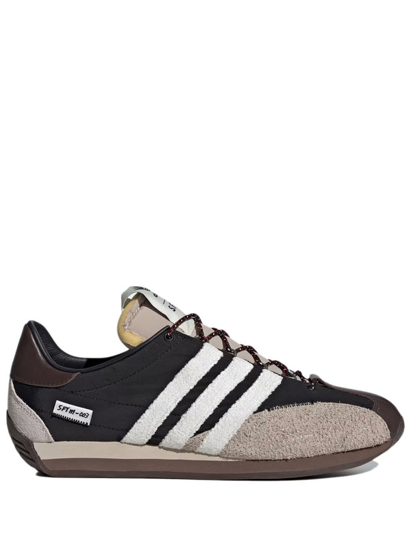 adidas originals x Song For The Mute - Country OG low trainers in black white and beige - 1