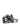Walter Van Beirendonck Glitch Cap in Comb. I Sample - back view showing adjustable strap and black and white face print
