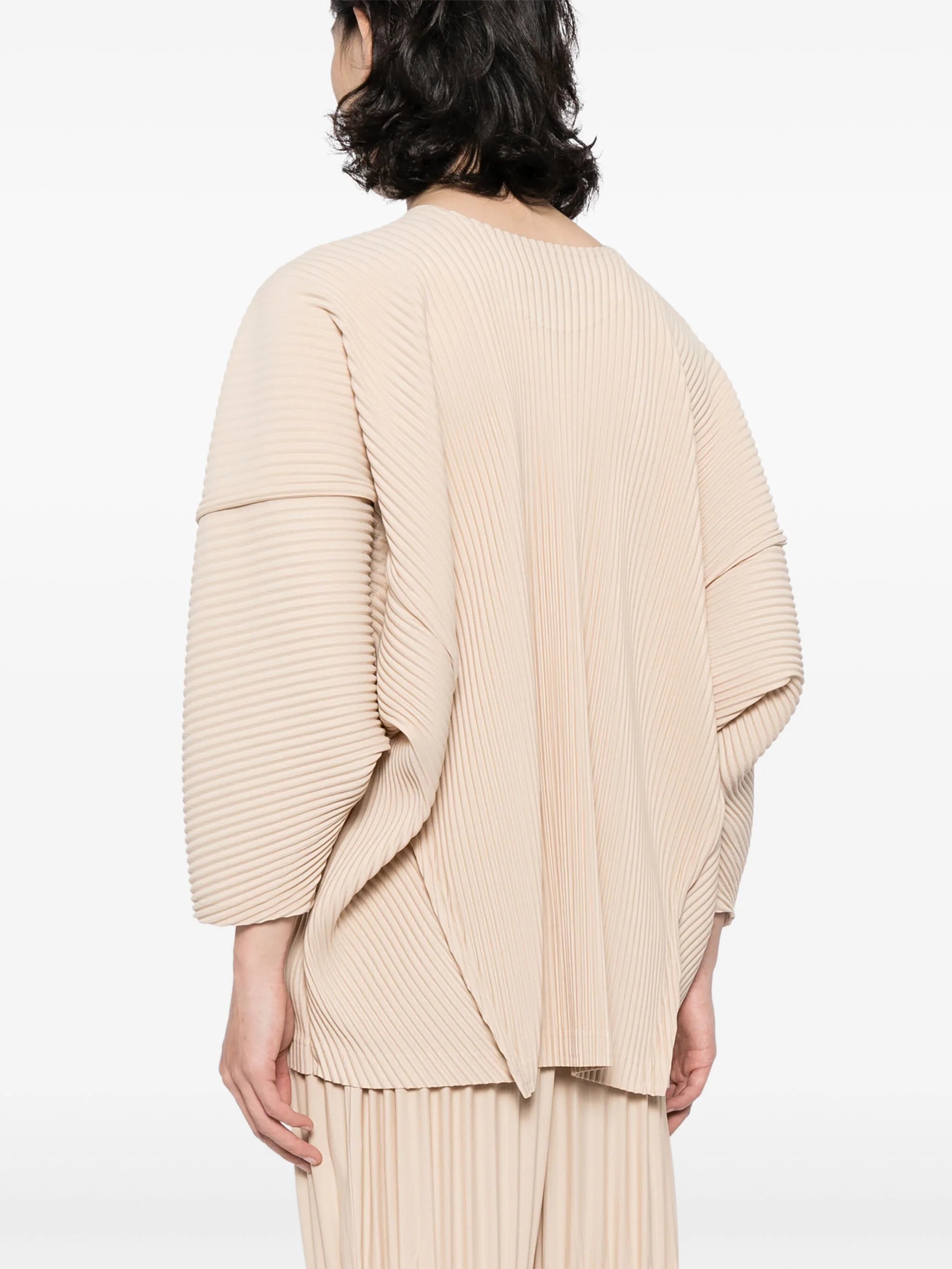 Homme Plisse Issey Miyake - MC April T-Shirt in Shell Beige