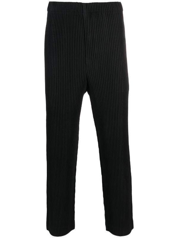 Homme Plisse Issey Miyake | AW23 Slim Fit Pleated Pants in Black