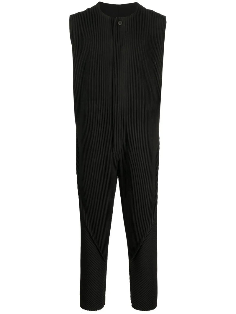Pleats Jumpsuit - Black