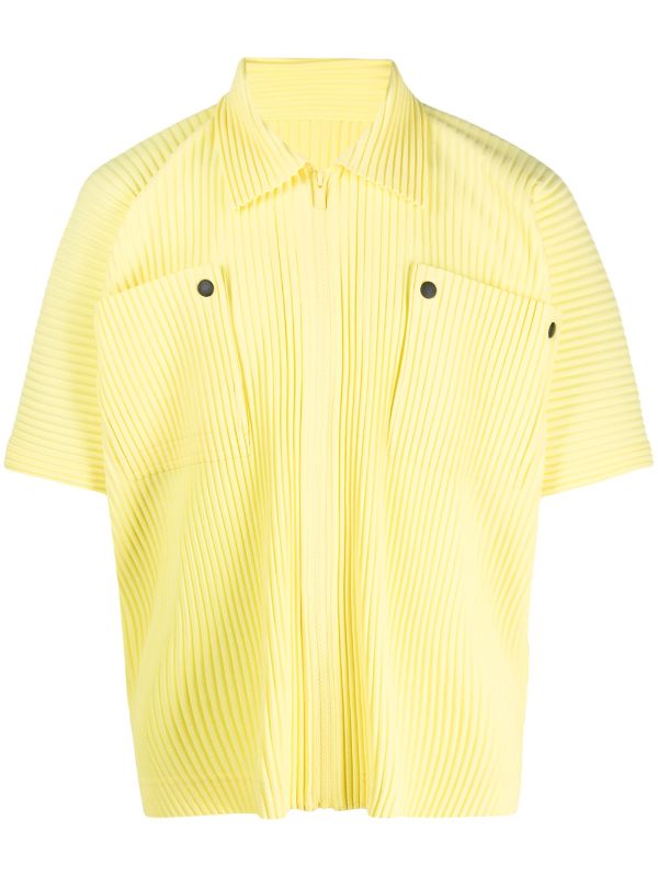 SS23 Zip Shirt - Spring Yellow
