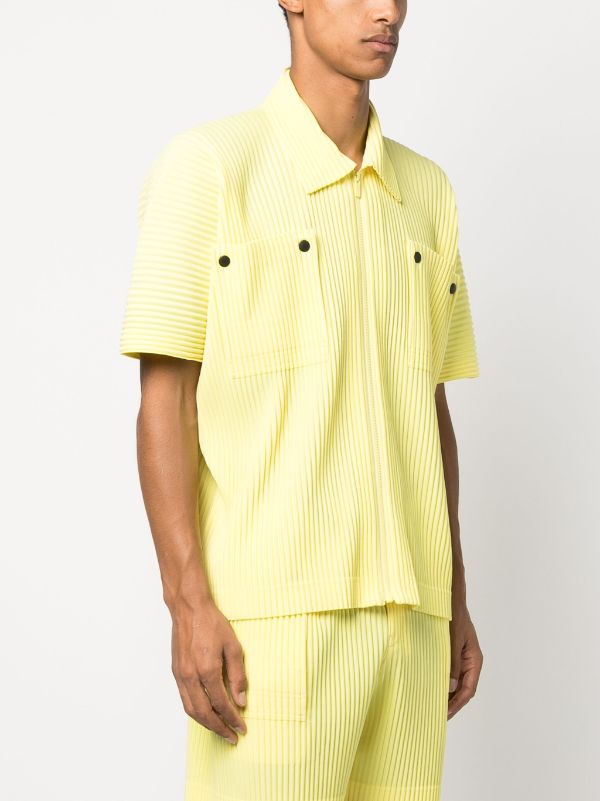SS23 Zip Shirt - Spring Yellow