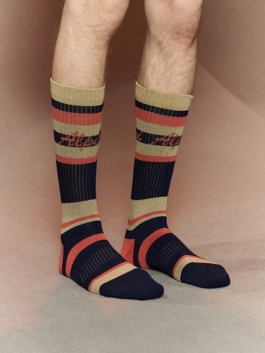 Alpini Socks in Alpini Navy from Henrik Vibskov