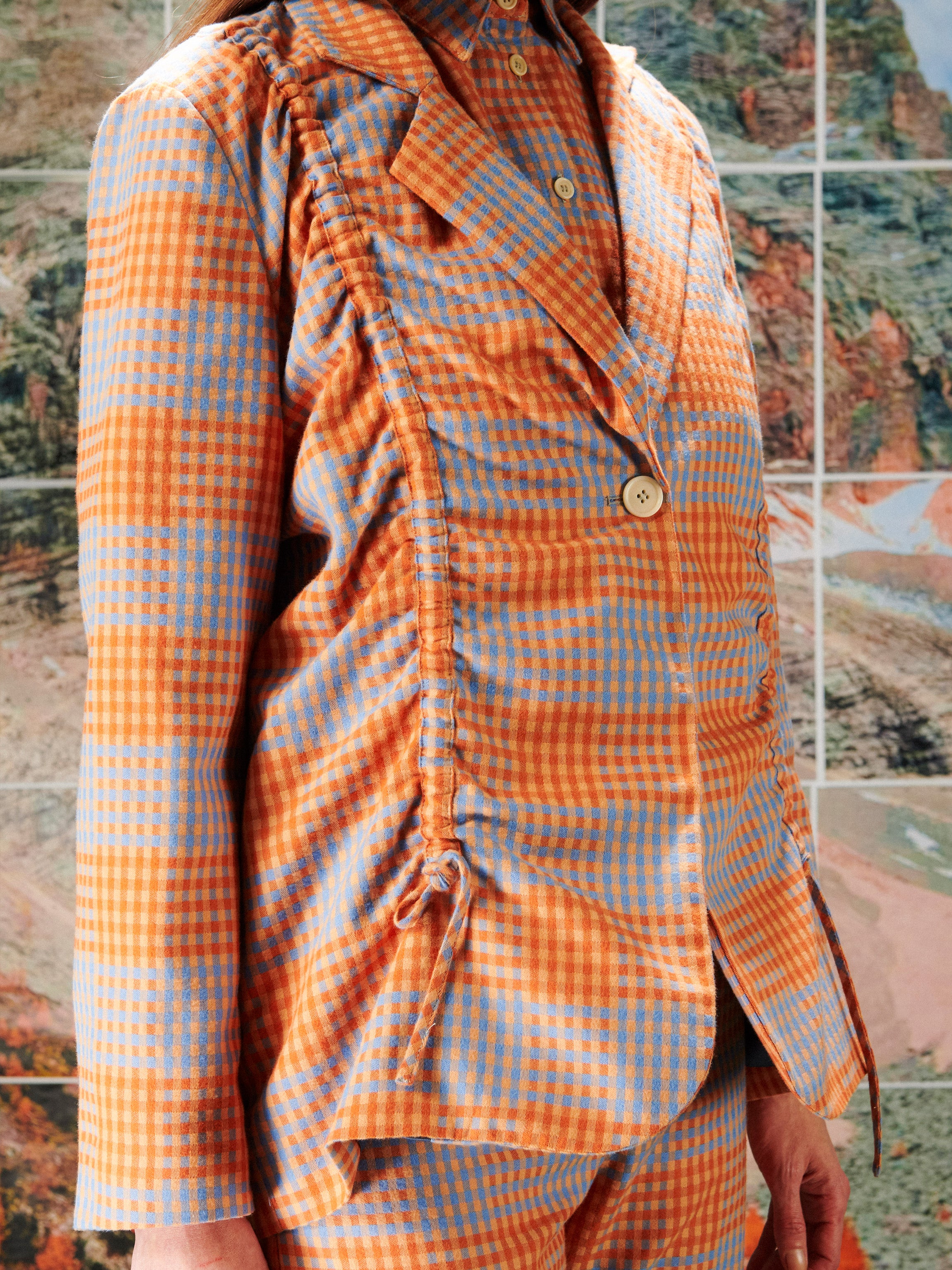 Backpack Blazer - Zuzu Checks-[-Henrik Vibskov-7