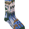 Brush Strokes Socks Femme in Green Multi Brush Strokes from Henrik Vibskov
