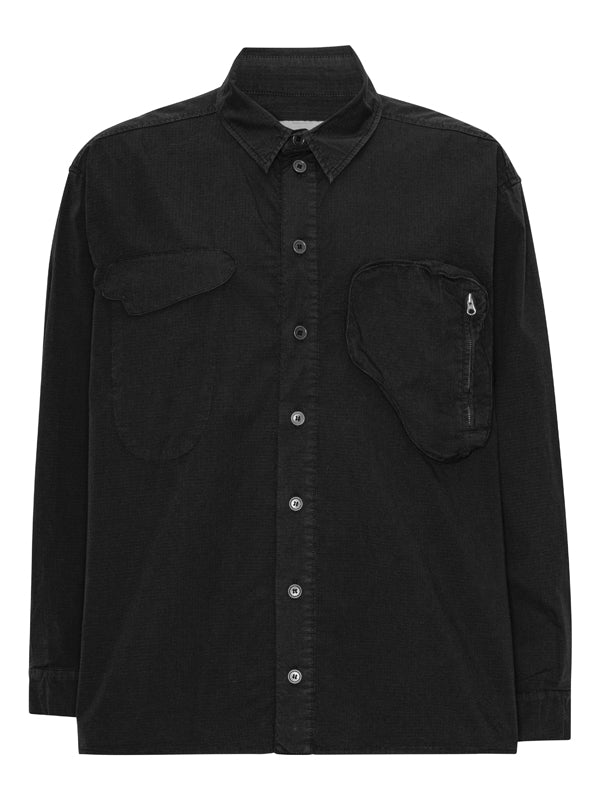 Henrik Vibskov Cargo shirt in black - 1