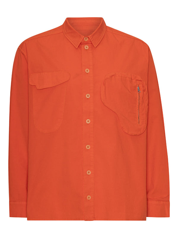 Henrik Vibskov Cargo shirt in Flame Orange - 1