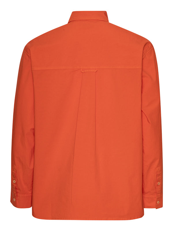 Henrik Vibskov Cargo shirt in Flame Orange - 5