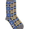 Checks Socks Homme in Checks Lavender from Henrik Vibskov