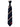 Navy tie with red, white, and blue stripes on a white background