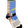 Chopped Finger Factory Socks Homme in Blue Tan Factory from Henrik Vibskov