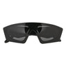 Black sunglasses on a white background
