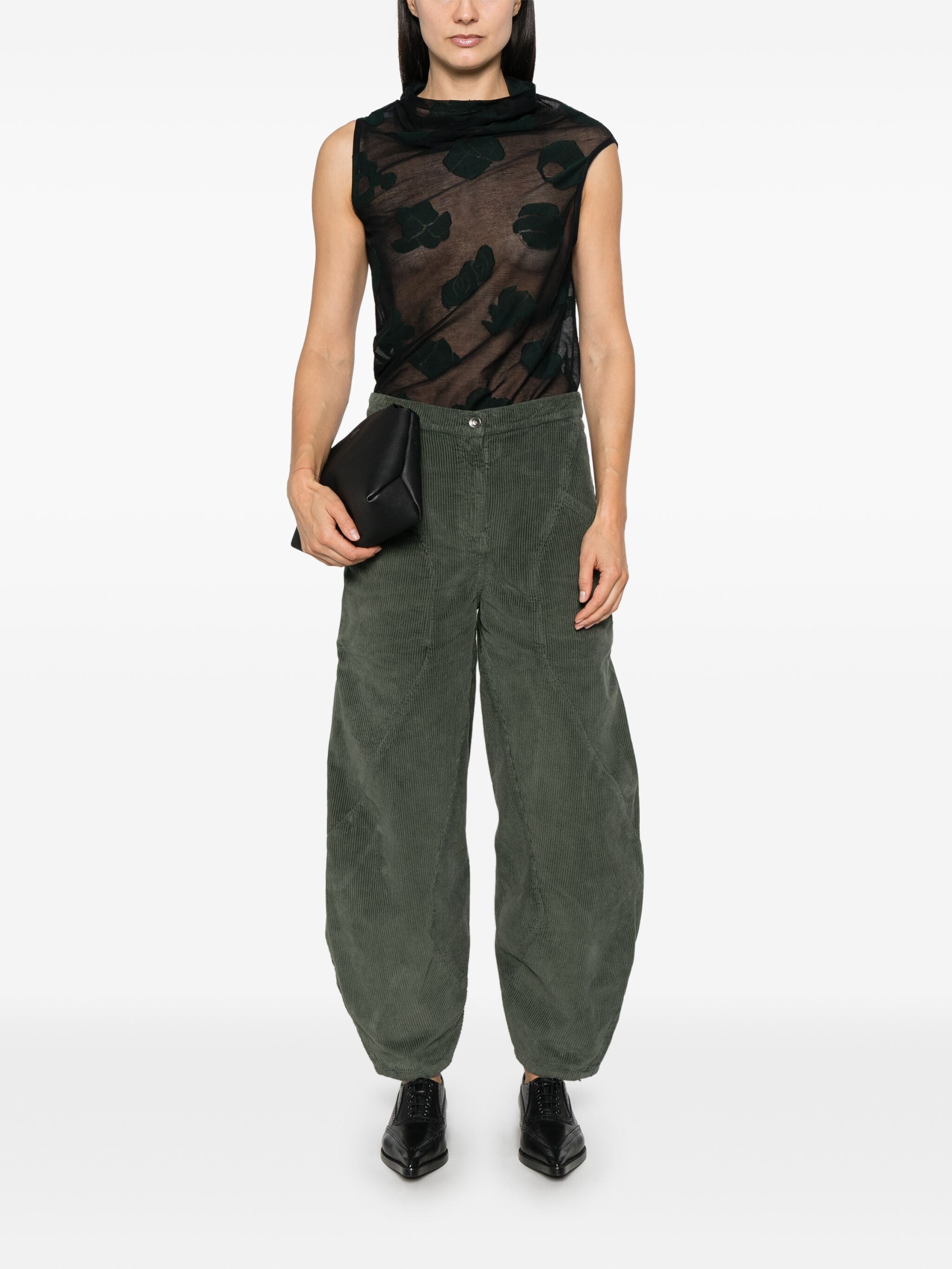The classic Digi Corduroy Pant in Duffle Bag from Henrik Vibskov