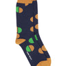 Dot Socks Homme in Dot Navy Biscuit from Henrik Vibskov