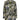 Front view of Henrik Vibskov Early Evening Coat in Garden of Eeden floral print in green, blue and white with high neck and front button closure.