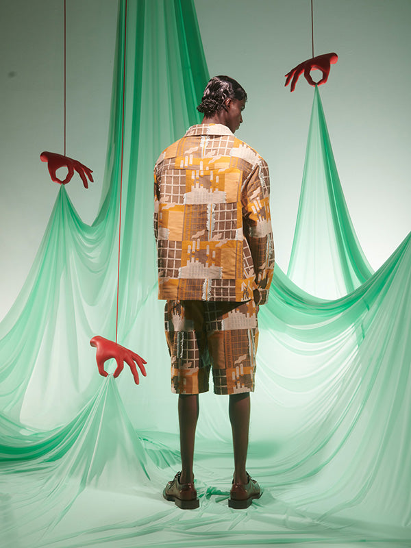 Field Shirt in Spice Finger Factory from Henrik Vibskov