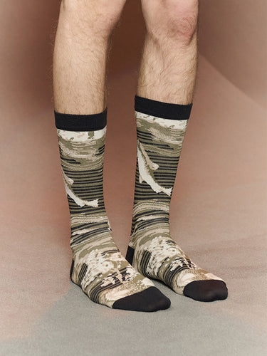 Fishes Socks in Fishes White from Henrik Vibskov