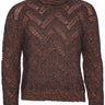 Flat Knitted Crewneck in Flat Brown from Henrik Vibskov